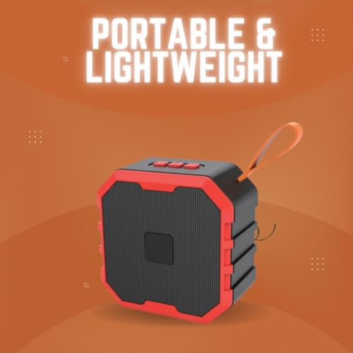 Image of Drumstone (10 Years Warranty Portable Wireless Bluetooth Speaker with 10W Bass, TWS, USB /SD Support, 8H Playtime, 5.0v Bluetooth & Fast Charging - Compact Sound Box for Travel & Parties
