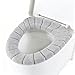 Guojanfon Bathroom Soft Thicker Warmer Stretchable Washable Cloth Toilet Seat Cover Pads 3PCS