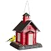 North States Bird 061038 North States Village Collection Around Town-Birdfeeder-School House, beige