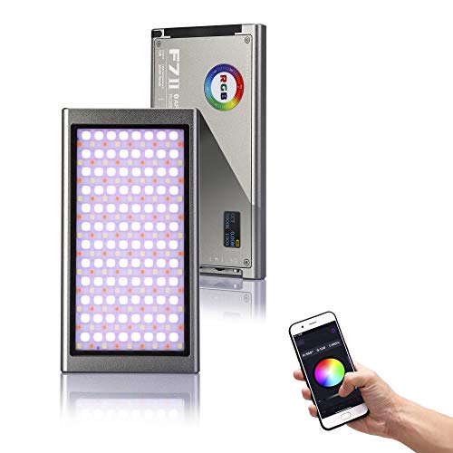 Falcon Eyes F7 II 12 W RGB LED-Videoleuchte 2500 K-9000 K unterstützt App-Steuerung CRI 96+, HSI/RGB/LEE/Rosco Modus – Bild 5