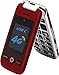 artfone G6 Pro Red - 4G LTE Flip Phone Unlcoked丨Cell Phone for Seniors丨2.4