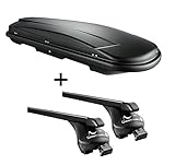 ALLES IN EINEM - Sparen Sie sich die Auswahl mehrerer Komponenten für Ihre perfekte Transportlösung - Mit dem Set aus Skibox und Dachträger erhalten Sie ein leicht zu montierendes Komplettpaket mit allen Befestigungsteilen.