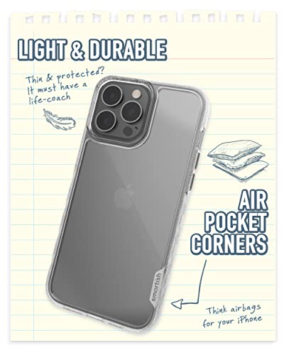 Image of Smartish iPhone 13 Pro Max Slim Case - Gripmunk - [Lightweight + Protective] Thin Grip Cover - Nothin' to Hide