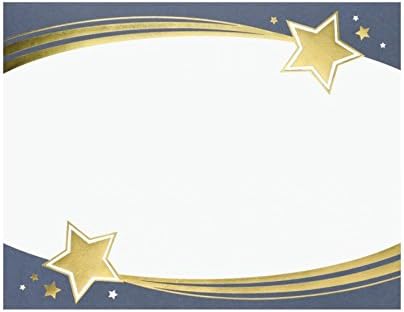 Amazon.com : Great Papers! Shooting Stars Gold Foil Certificate, 8.5" x ...