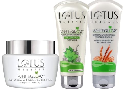 Image of Product image Lotus Herbals Gel Face Cream, Face Scrub and Face wash