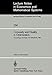 Produktbild Convexity and Duality in Optimization: Proceedings, Groningen, The Netherlands, 1984: Proceedings of the Symposium on Convexity and Duality in ... and Mathematical Systems, 256, Band 256)