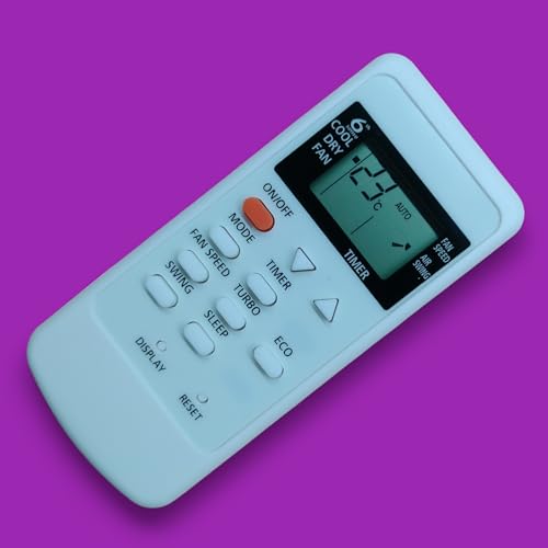 Image of Sanavya AC Remote Control - Compatible Replacement for Split & Window Air Conditioners - Replicates Genuine Remote Functions (Whirlpool 6th Sense ac Remote 135A)