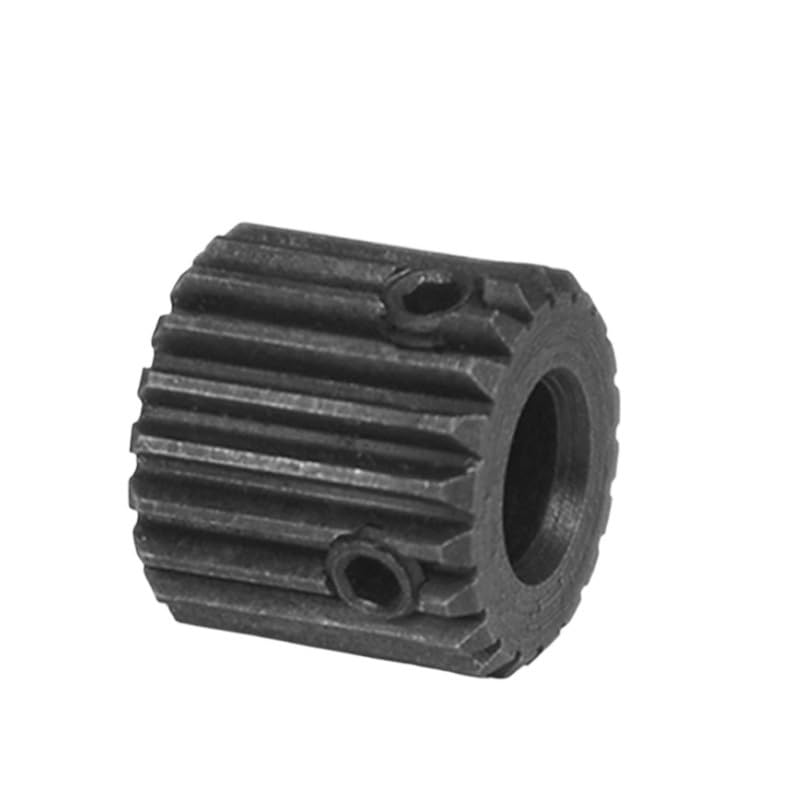 Bevel Gear Pinion Hardware Mechanical 22T Spur Gear Bore 4 5 6mm 45# Steel Blackening Transmission Gears 0.5 Module 22 Teeth Pinion(5mm)