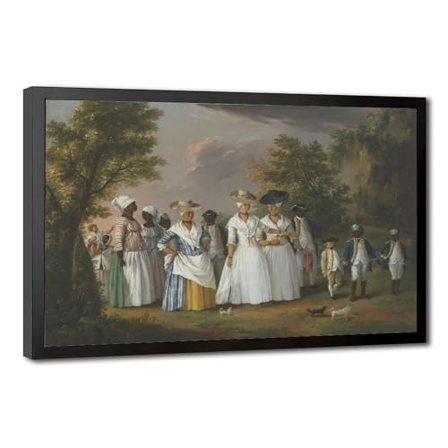 Impression sur toile Agostino Brunias femmes de couleur histoire