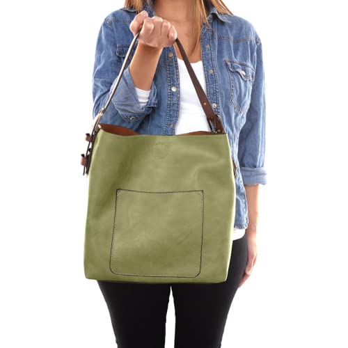Image of Joy Susan Womens Faux Leather: Hobo 2-in-1 Handbag