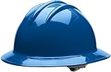 Bullard 33KBR Classic Full Brim Style Hard Hat, 6 Point Ratchet Suspension, Kentucky Blue, One Size
