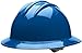 Bullard 33KBR Classic Full Brim Style Hard Hat, 6 Point Ratchet Suspension, Kentucky Blue, One Size
