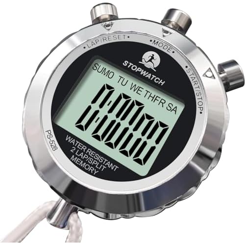 Stopwatch,Metal Rolilink Stop Watch for Sports Stopwatches Timer for Sports and Competitions