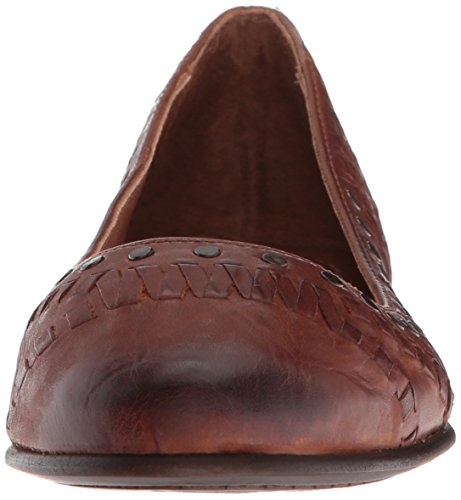 Frye Women's Carson Whip Stud Ballet Flat, Cognac, 7 M Us #TOP1