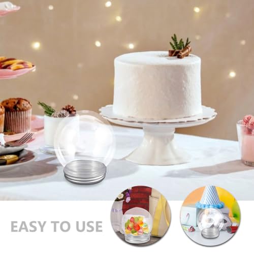 Botellas compactas y fáciles de usar de 150ml transparentes para decorar 5