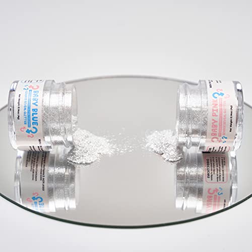 Bakell® Gender Reveal Edible Glitter For Drinks, Cocktails, Beer, Drink Garnish & Beverages | 4 Gram | Kosher Certified | 100% Edible & Food Grade| Vegan, Gluten, Nut Free (Baby Pink, 4G) #TOP3
