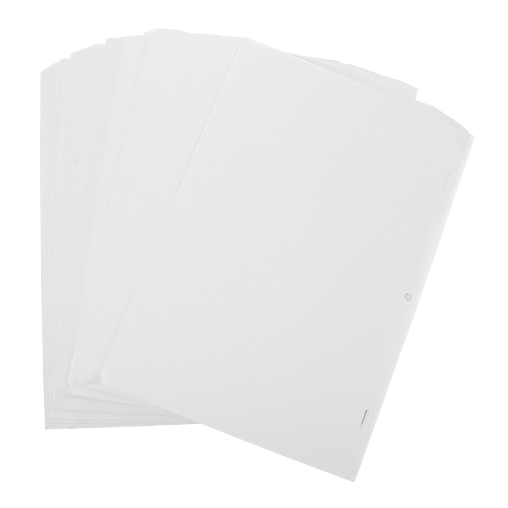 LIFKOME 200 Stück Animationspapier Weiß Malpapier mit Feiner und Glatter Oberfläche aus Papier für Schule und Basteln Vielseitig Einsetzbar