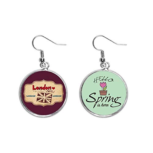 Pendientes de primavera Union Jack perfectos para tus viajes y eventos