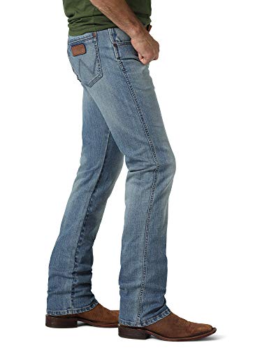 Image of Wrangler Men's Retro Slim Fit Straight Leg Jean, Jacksboro, 38W x 36L