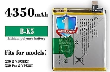 Image of THE BATTERY STORE Original B-K5 Battery for Vivo X30 / X30 Pro /V198CT / V1938T Battery with 1 Year Warranty**** (PPP111)