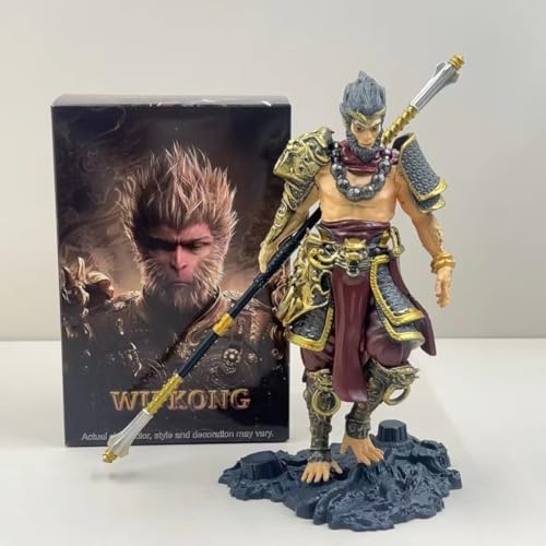 dylmzam Warrior Action Figure, Highly Detailed, Includes Sword and Base, 8 inches