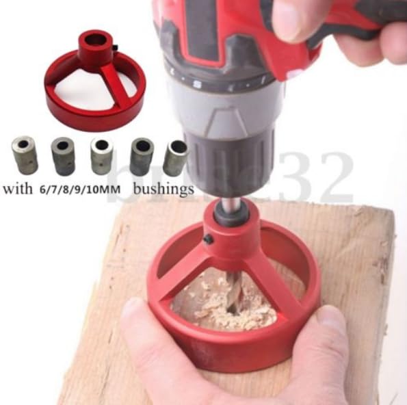 Kit De 6 Gabarits De Perçage Ajustables - Guide De Perçage Précis Pour Bricolage - Marque JidRMC