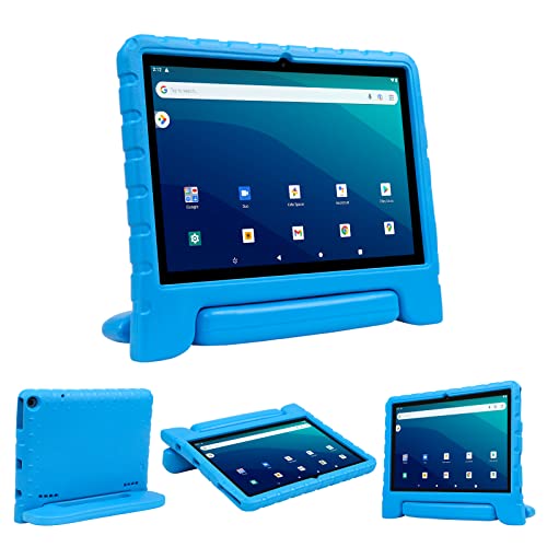 SIMPLEWAY Kids Case for Walmart Onn 10.1 Inch Gen 3 2022, Blue, Foam Eva Tablet Case, Shockproof, Lightweight, Handle Stand Holder, Compatible with 100071485 Model by SIMPLEWAY - Used condition - US$8.64