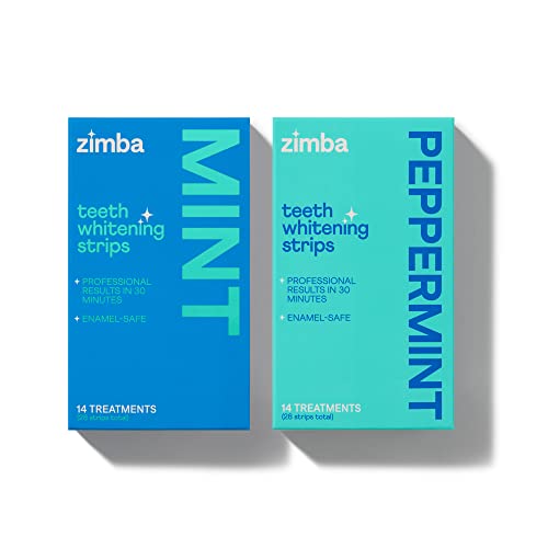 Zimba Teeth Whitening Strips for Sensitive Teeth