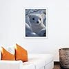 Ermines in Winter Snowy Diamond Art Painting Kits for Adults Full Drill 5D DIY Craft for Home Decor Gift 12"x16" #5