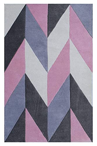 Image of Mordern Design Handmade Tufted Carpet Pure Woollen Export Quality Carpet for Living Room, Bedroom Hall [ Size 8 x 10, Color Multi A9 ]