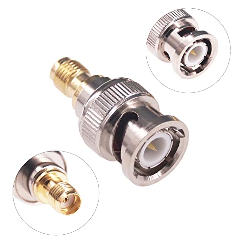 Adaptador BNC Macho a SMA Hembra RF Coaxial 5pcs miniatura 2