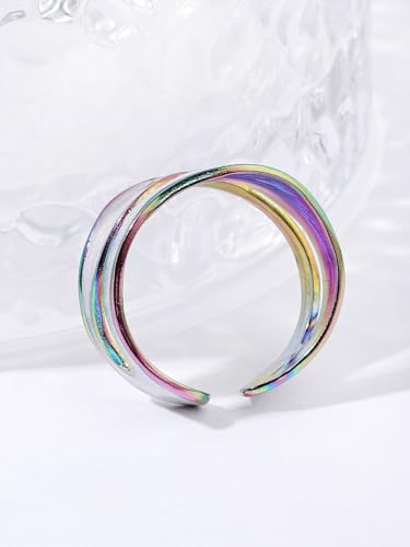 Elegant Chunky Gold Stackable Rings for Women Knuckle Rings Wedding Engagement Promise Jewelry Gifts3