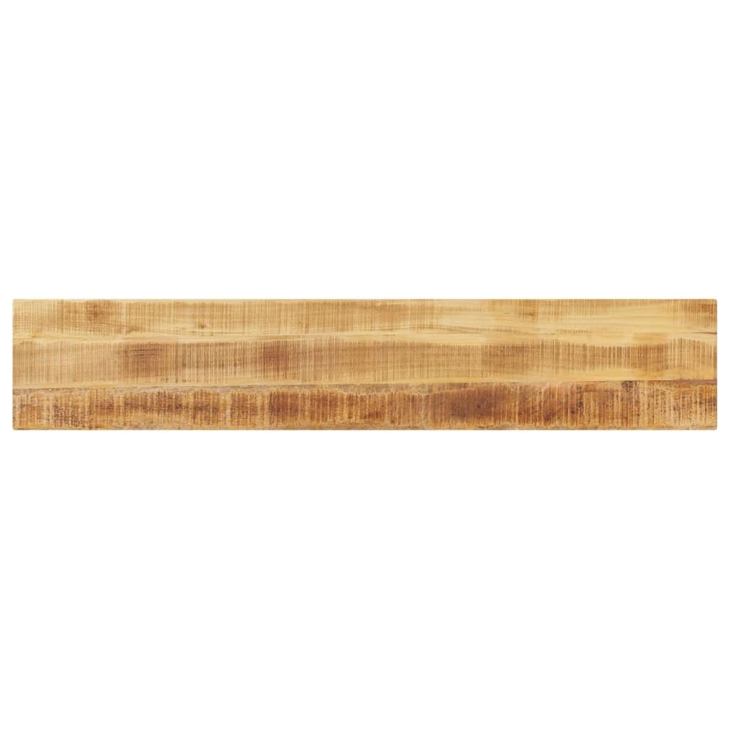vidaXL Tischplatte, Holzplatte für Esstisch Couchtisch, Massivholzplatte Rustikales Design, Ersatztischplatte, 160x40x3,8cm Rechteckig Raues Massivholz Mango