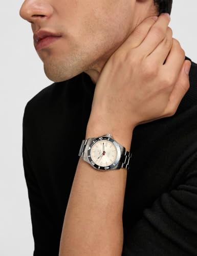 Image of Xylys Xiphias Automatic Analog with Date Silver Dial Silver Stainless Steel Strap Watch for Men - 40063SM01E