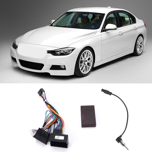Akozon Faisceau De Câbles Audio Avec Boîtier Canbus - Adaptateur Stéréo Pour BMW F30/F10/X5/E46/E39/E53