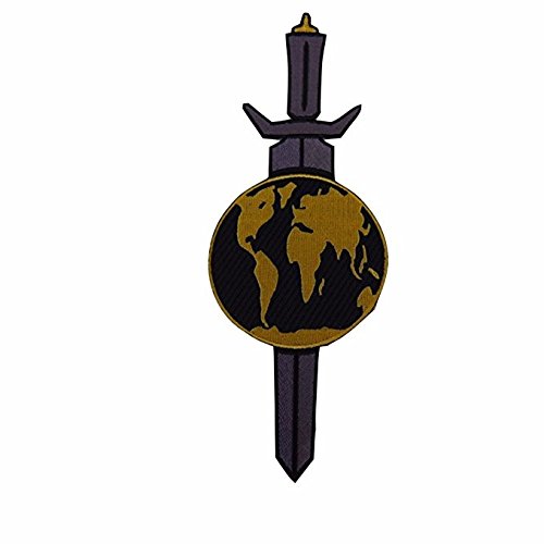 LipaLipaNa Star Trek Terran Empire Symbol Iron On Patch Aufnäher Besticktes Patch zum Aufbügeln Applique Souvenir Zubehör