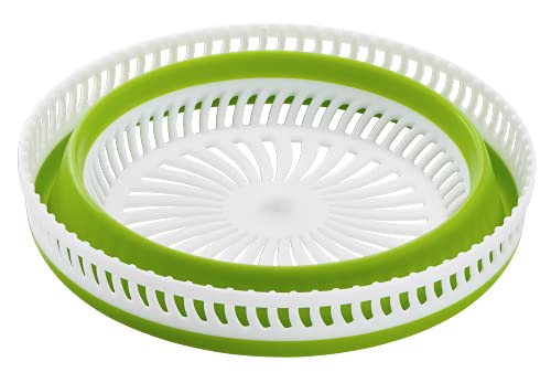 Emsa Collapsible Salad Spinner"Basic" 135.26 Fl. Oz, Green Translucent #TOP5
