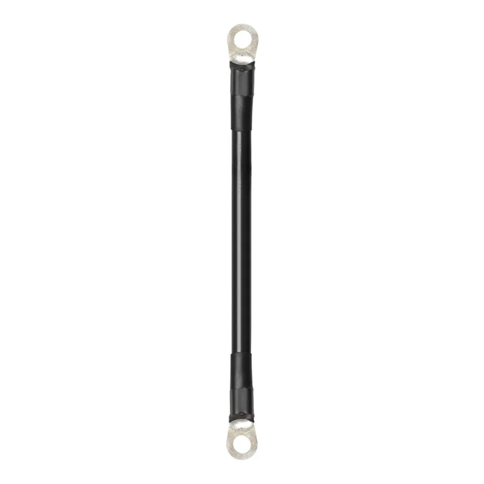 Cable inversor de batería 8 6 4 2 AWG conector de Cable de cobre trenzado con Cable de puente de tierra de soldadura for coche RV barco arranque Solar(Black,M10-M10_2AWG 35MM2_80CM)