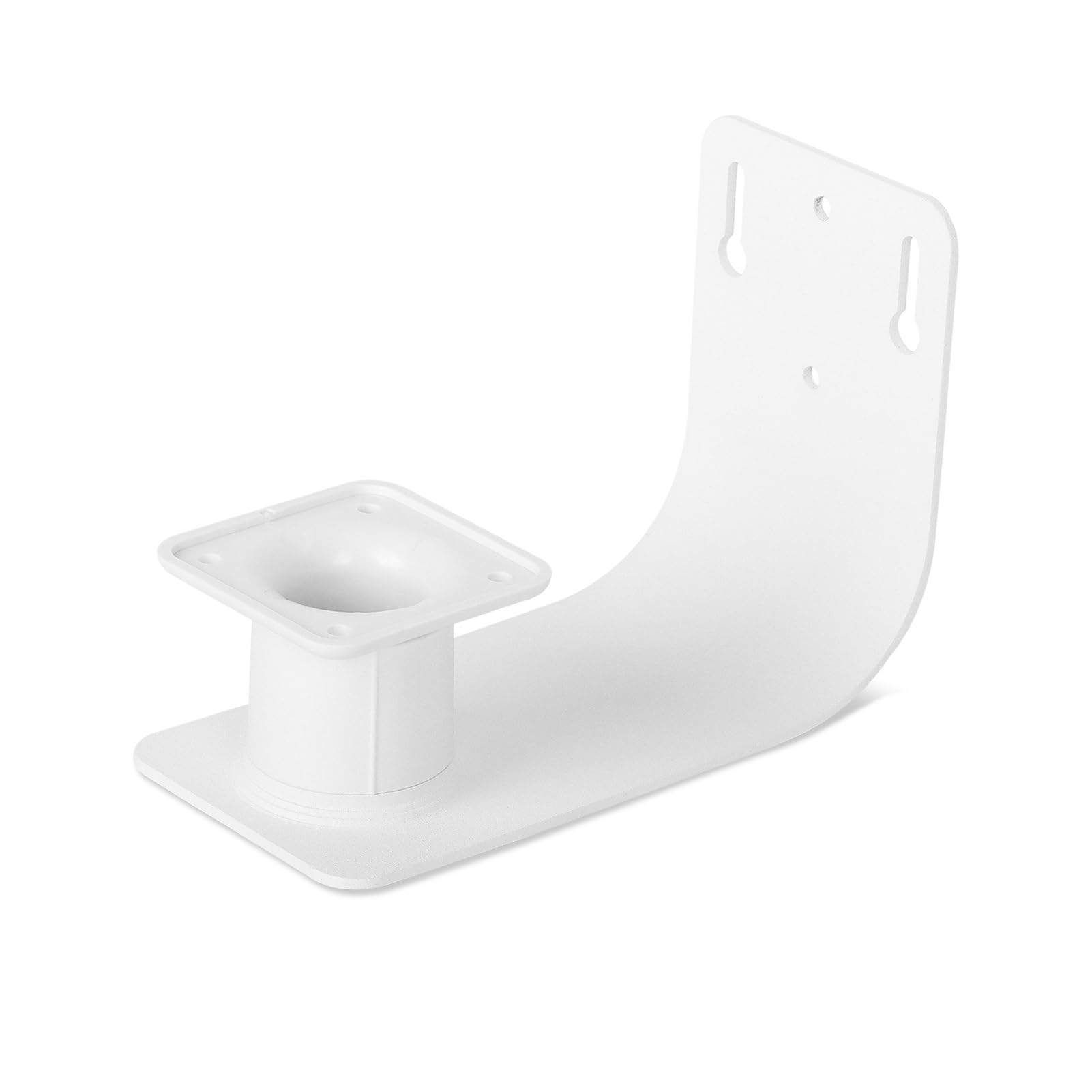 Soporte de pared para comedero de pájaros de diseño versátil blanco