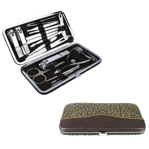Kit 19 Instrumentos Inox Manicure Pedicure Sobrancelha