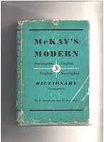 McKay's modern Norwegian-English, English-Norwegian dictionary B0007ILQMG Book Cover