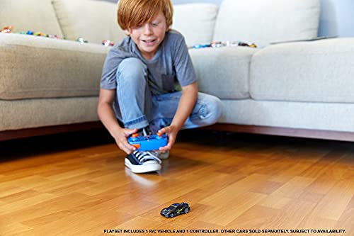 Hot Wheels Rc Car, Remote-Control 2017 Nissan Gt-R In 1:64 Scale, Works On And Off Hot Wheels Track, Includes Track Adapter​​​​ #TOP1