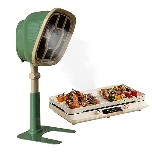 Campana extractora de escritorio para barbacoa, 3200 rpm, bajo ruido, para limpieza desmontable, succión fuerte Jildouf