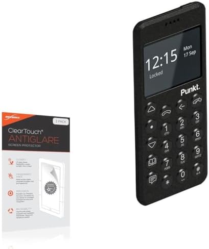 Punkt MP02 Screen Protector, BoxWaveÃ‚® [ClearTouch Anti-Glare (2-Pack)] Anti-Fingerprint Matte Film Skin for Punkt MP02