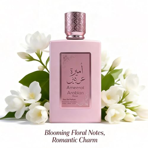 Image of AFLUXE Women's Eau de Parfum, Rose Women's Perfume, Long Lasting Classic Fragrance, Spray, 3.4 Fl Oz