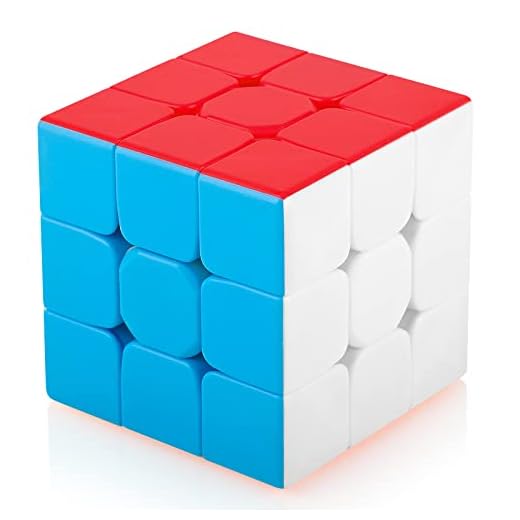 Maomaoyu Hastighet magisk kub klistermärkeslös 3 x 3 x 3 x 3 slät magisk kub 3D twist brain teasers strumpa fyllning leksak
