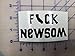 Fuck Newsom California | Decal Vinyl Sticker | Cars Trucks Vans Walls Laptop | Hunting buck bow shooting enthusiasts Custom