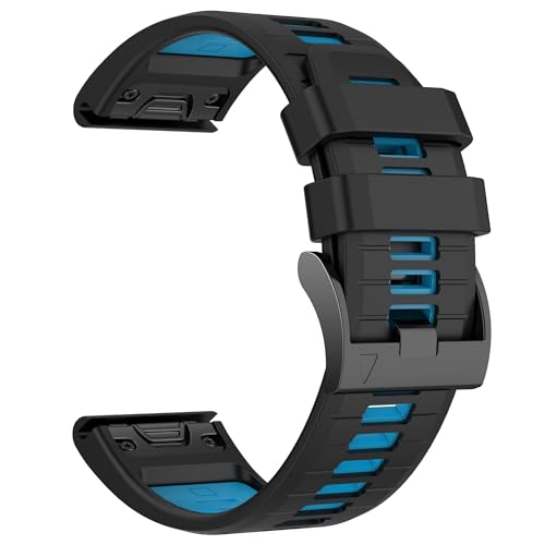 Bracelet silicone de qualité supérieure 26 mm pour montre Garmin Fenix 3