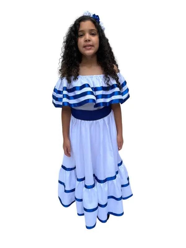 Nicaragua Traditional Girls Fiesta Dress