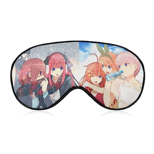 五等分の花嫁 アイマスク キャラクター アニメ アイマスク 睡眠用 かわいい 睡眠改善 遮光 柔らかい 眼精疲労 目元疲労回復 安眠マスク 圧迫感なし 子供 男女兼用 ギフト